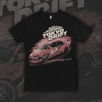 The Fast and Furious: Tokyo Drift Evo T-Shirt (Men's XL) 4XL gray