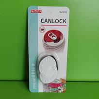 Easy-Open Can Lid: Fresh-Keeping, Insect-Proof, Dust-Resistant Sealer gray