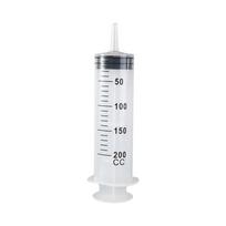 Skaidri Didelės Talpos Švirkštas Daugkartinio Naudojimo Su Matavimo Skale Švirkštas Plastikinis 60/100/200/300/500ML Švirkštas Gyvūnų Maitinimui white