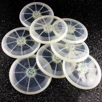 LED Flying Disk Light Up Frisbee Outdoor Multi-Color Toys Pet Supplies Fun gray