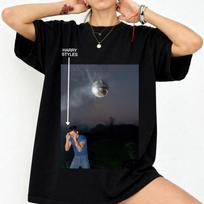 Harry Styles Kiss All the Time, Disco Occasionally, Name New Album Cover T-Shirt M gray