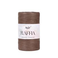 Pasidaryk pats raffia virvė daugiaspalvė Lafite žolės virvė nauji raffia siūlai kepurės krepšio mezgimui kava