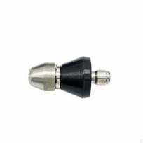 High Pressure Drain Cleaning Nozzle Pipe Dredging Head for Professionals, black