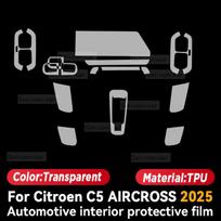 For CITROEN C5 AIRCROSS 2024 Car Interior Center Console trument Dashboard Protective Film Anti-scratch Sticker Accessories RHD
