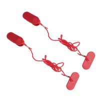 2PCS Treadmill Safety Key Magnetic Universal Emergency Stop Treadmill Lock Treadmill Safety Switch for Most Running red