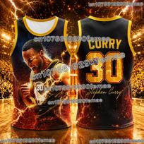 2026 New Curry Basketball Fan Jersey Custom Shirt Basketball Training Tank Top Breathable Quick Dry Outdoor Sportswear 2XL