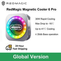 Nubia RedMagic Cooler 6 Pro Global Version Magnetic Phone Radiator Up to 41℃ Cooling AI Temperature Control For Game Phone Cooler 6 Pro black