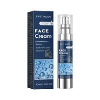 East Moon Men's Face Cream: Anti-Aging Moisturizer with Retinol, Hyaluronic Acid & Collagen for Fine Lines, Firming & Deep Hydration, 50ml blue