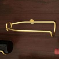 European Style Red Wine Rack Creative Wall Mounted Single Decorative Frame Suspension Wine Rack Display Rack 5 auksas