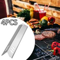 4Pcs Grill Heat Tents Burner Tubes 15 inch Gas Pipe Burners Flame Mash Plate