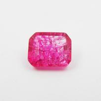 Natural Pink Sapphire Loose Gemstone Sri Lanka 2 ct Emerald Cut September Birthday Birthstone 9.5 mm rožinė