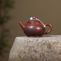 230ml Yixing Purple Clay Teapots Handmade View Hills Pot Raw Ore Dragon's Blood Sand Tea Infuser Kettle Zisha Tea Set Collection black