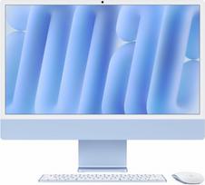 Apple iMac 24 inch: M4 10/10, 16GB, 256GB SSD - Blue
