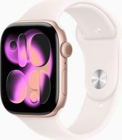 Apple Smartwatch Apple Watch 11 GPS 46mm Rose Gold Alu Sport Band S/M Różowy (MEV64RK/A)