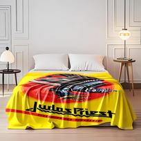 Judas Priest Screaming Eagle for all seasons blanket lunch break throw gift 80cm x 120cm gray