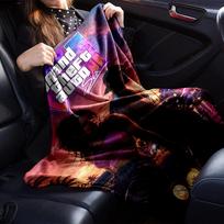 GTA 6 Theme Printed Blanket - Perfect for Couch, Bed, Travel & Outdoor Use | Machine Washable, Cozy & Durable. 100cmx150cm