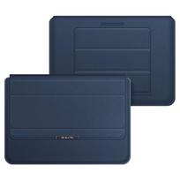 16-inch Laptop Sleeve With Built-in Hand Rest Stand MacBook Air 13.6 Pro PU Leather Inner Case Multi-Color Options 15-15.6-16.1 inch