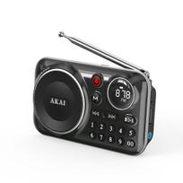 Akai Portable Radio Apr-500Bk 2.5 W Rms Bluetooth 5.3 Fm Usb Tf Black
