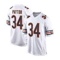Chicago Bears NFL Football Jersey Mens Breathable Quick-Dry Embroidered Team Sport Shirt White 34