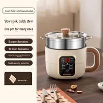 Multi-Functional Electric Cooker: Fry, Stir-Fry, Boil & More - Ideal for Dorms & Small Spaces