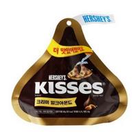 Lotte HersheyS Kisses Creamy Milk Almond 146G black