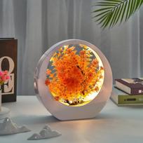 LED dirbtinis bonsai medis, modernus namų biuro dekoras, šilta naktinė lemputė, šventinė dovana, puikiai tinka įvairioms progoms as picture orange