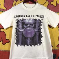 Emerson Lake & Palmer European Cotton Unisex Tee White Shirt All Size BT731 Unisex T-Shirt M black