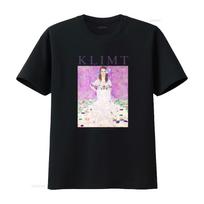 Gustav Klimt Art Nouveau Symbolism Vienna Secession Exhibition M Da Primavesi Met Museum T Shirt M1708 vintage Washed homme 4XL white
