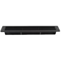 RV Louvered Vent Cover ABS Wide Inner Wall   Proof Side Exhaust Ventilation Cover for Yacht Trailer black