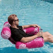 1 vnt. Storas pripučiamas baseino plaukiojantis čiužinys, unisex pripučiamas gultas ir baseino plaukiojantis baras, PVC + Oksfordo audinio medžiaga, tinka baseinams, ežerams Swimming Pool Chair multi
