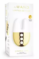 Le Wand Double Vibe White Gold - Dual Motor Compact Intimate Device