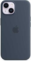 APPLE  AND quot;Silicone Case with MagSafe for iPhone 14 Plus (MPT53ZM/ A) AND quot; Storm Blue