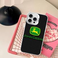 Green J-John Truck D-Deeres Phone Case For IPhone 17 16 15 14 13 12 11 Pro Max Plus Color Silver Cover iPhone 16pro max white
