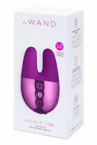 Le Wand Double Vibe Cherry - Dual Motor Rechargeable Intimate Device