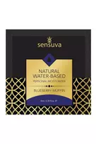 Sensuva Natural Water-Based Lubricant Blueberry Muffin 6ml Vegan Formula