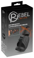Rebel Cock Vibrator Glans St - Elliptical Motion Silicone Device 15cm