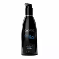 Wicked Aqua Chill Water-Based Lubricant 60ml - Cooling Effect, Vegan