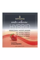 Sensuva Hybrid Personal Moisturizer Strawberry 6ml - Water-Silicone Formula