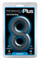 Performance Plus Launch Dual Strap Silicone Support Ring Black