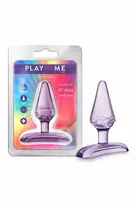 Blush Play With Me Jolly Plug Purple - Compact TPE Analogue, 6.9 cm