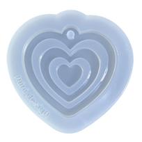 Diy Crystal Epoxy Mold Keychain Jewelry Mold Hanging Pendant Decoration Butterflies Crossed Irregular Silicone Mold gray
