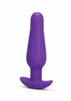 b-Vibe Butties Rookie Silicone Plug for Beginners, Slim Design, Black