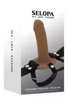 SELOPA Our First Hollow Strap-On Dark 6" Adjustable Harness System