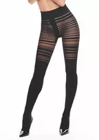 Tights T010 Mesh Tiger Motif 80DEN by SoftLine Collection