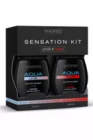 WICKED Sensation Kit Chill & Heat 2x45ml Water-Based Lubricant Set