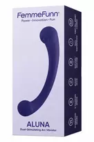 FemmeFunn Aluna Dual Stimulating Vibrator Purple 20.2cm SOFTFEEL™
