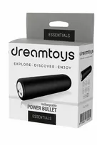 ESSENTIALS Power Bullet Black - Compact Rechargeable Vibrating Device
