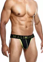 MaleBasics Neon Thong - Vibrant Comfort Fit, Stretch Fabric, Size M