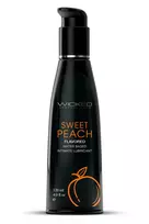 Wicked Aqua Sweet Peach Water-Based Lubricant 120ml - Flavored, Vegan