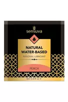 SENSUVA Natural Water-Based Lubricant Peach 6ml Vegan Formula